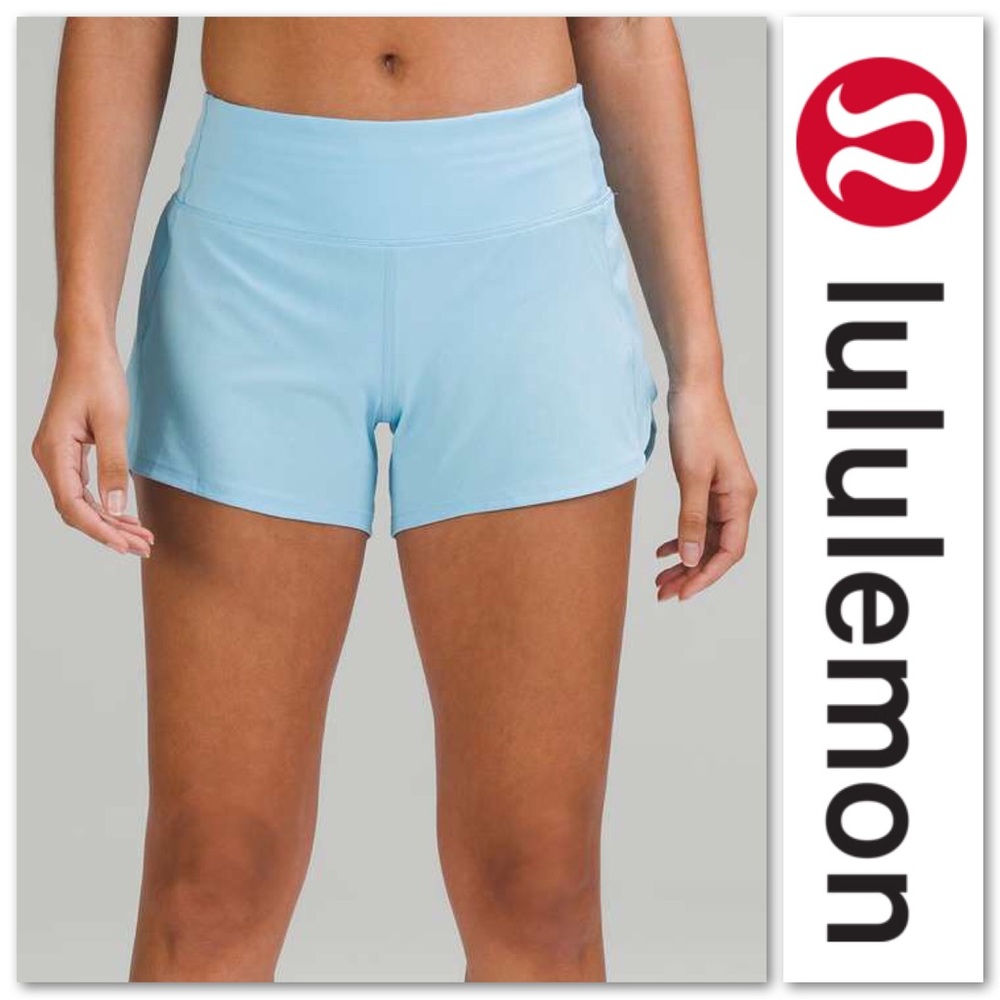 Lululemon Speed Up Shorts – Light Blue - Picture 2 of 5